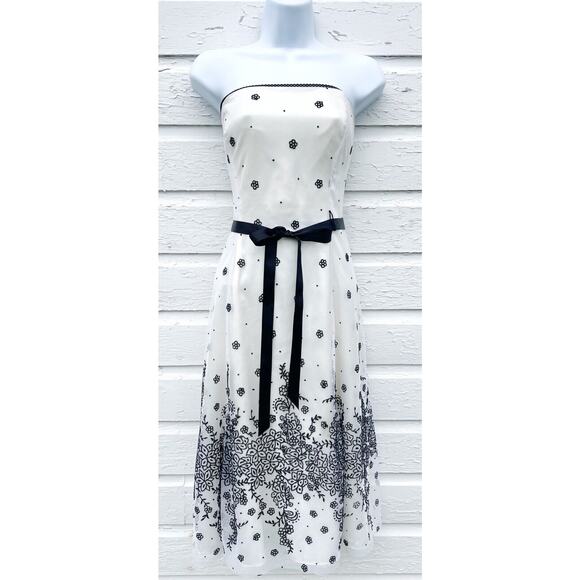 Adrianna Papell Dresses & Skirts - Adrianna Papell Boutique Dress Womens sz 10 1950s inspired A-line Ivory Tulle